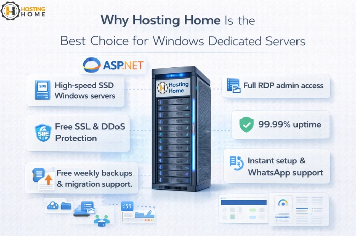 Why Hosting Home Is the Best Choice for Windows Dedicated Servers