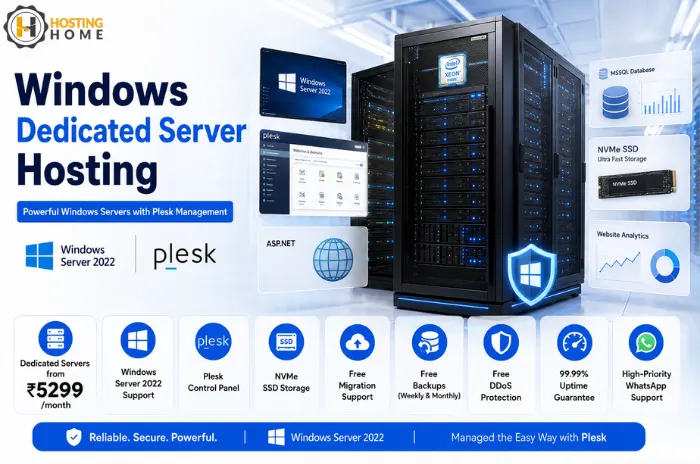 Windows Dedicated Server Hosting at Hosting Home.
